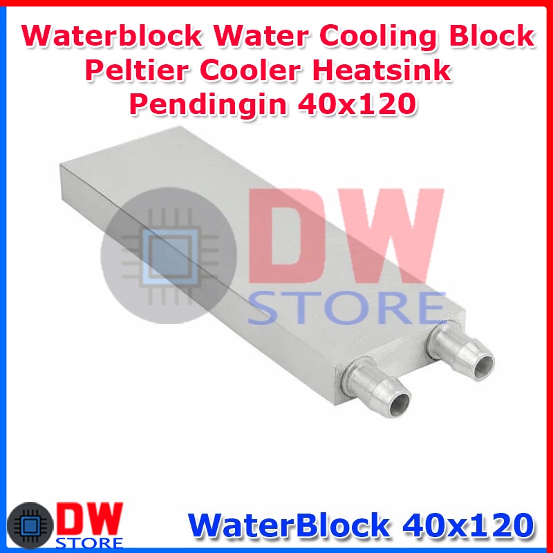 Jual Waterblock Water Cooling Block Peltier Heatsink Pendingin 40x120
