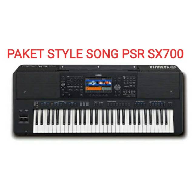 Jual PAKETAN STYLE & MIDI SONG KEYBOARD YAMAHA PSR SX700 Shopee Indonesia