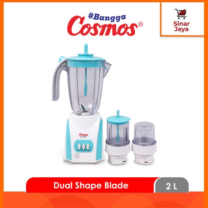 Jual COSMOS CB 282 P Blender Plastik 2 Liter 3 In 1 | Shopee Indonesia