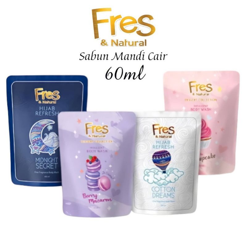 Fres & Natural Bodywash 450ml / sabun cair fres and natural