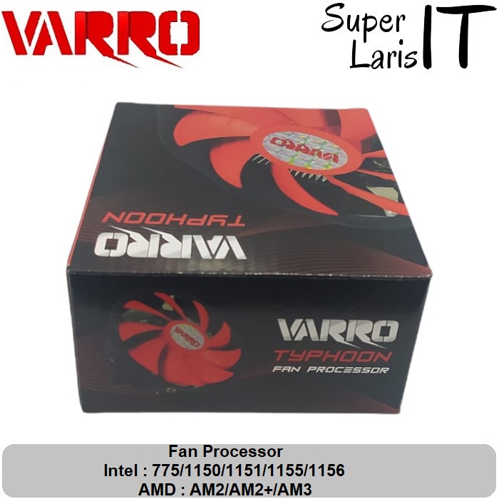 Jual Fan Processor Varro Typhoon support Intel dan AMD | Shopee Indonesia