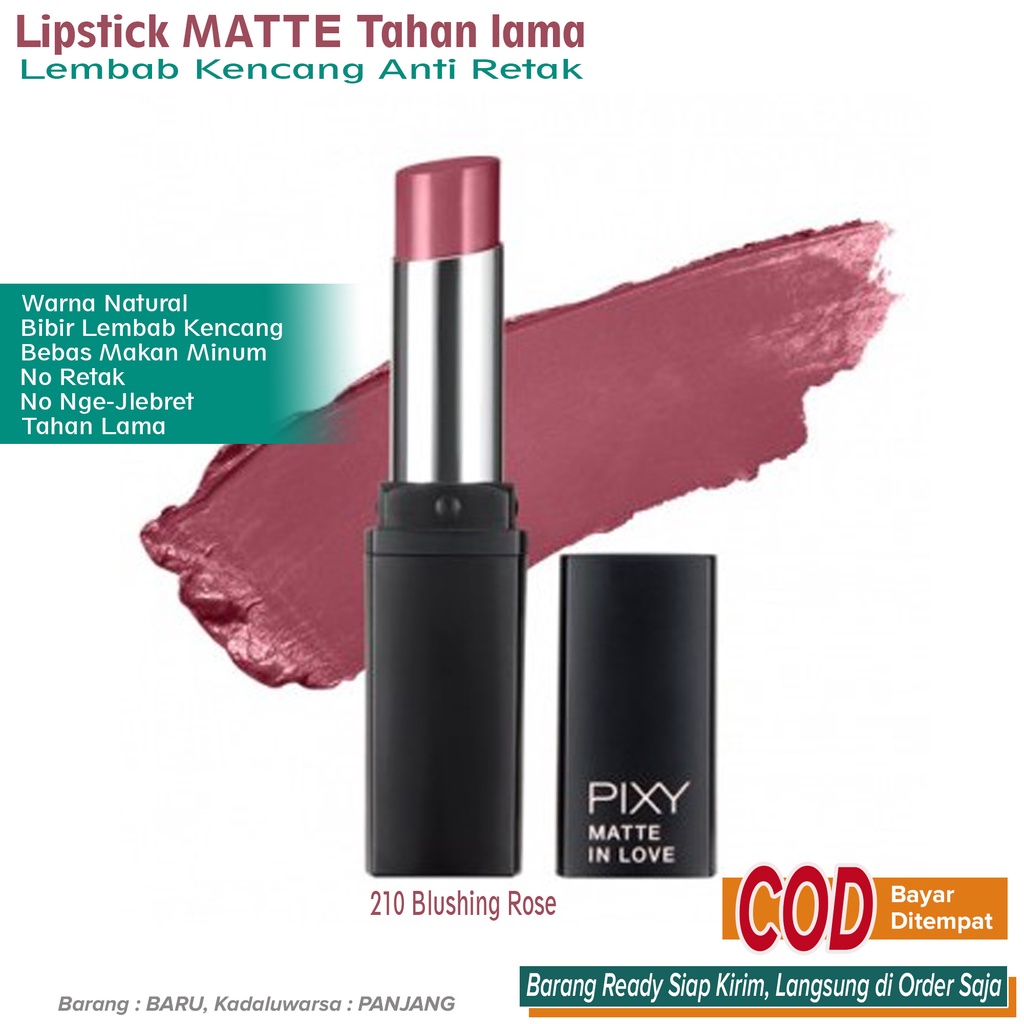 Jual Lipstick Lipstik MATTE Tahan lama Bebas makan Minum No Retak No
