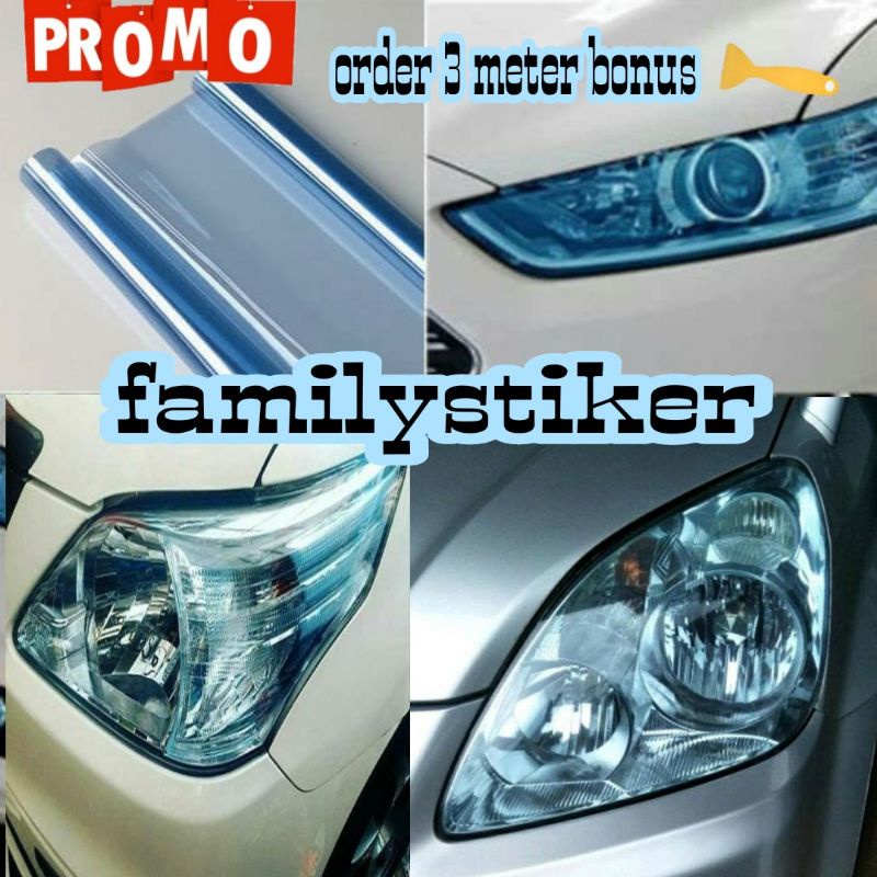 Jual Skotlet Lampu Stiker Lampu Transparan Scotlite Sticker Lampu Motor ...