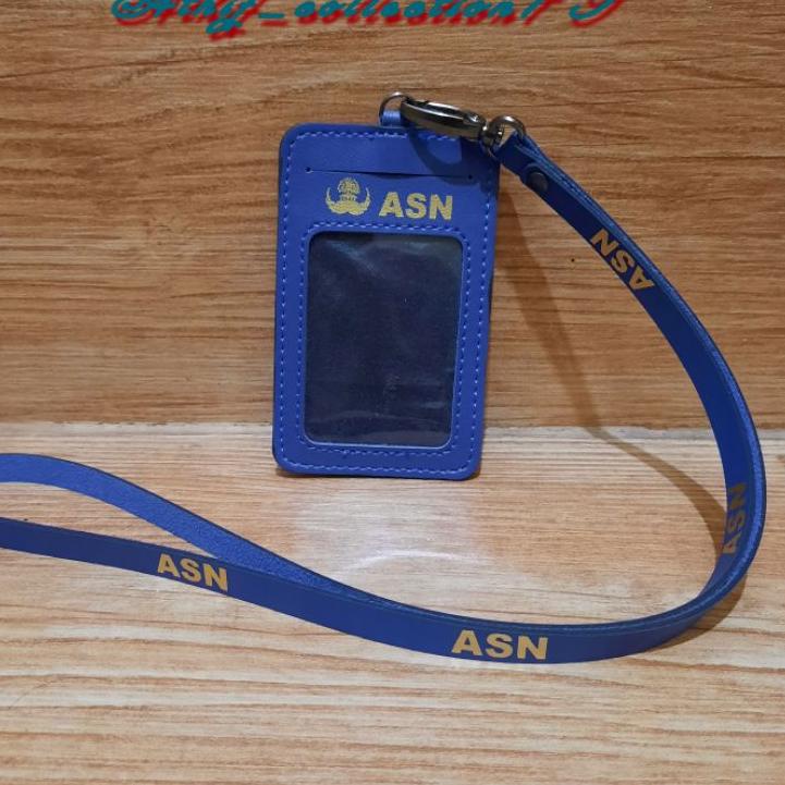 Jual New Tempat Id Card Asn Korpri Kulit Holder Id Card Kulit Korpri Asn Shopee Indonesia