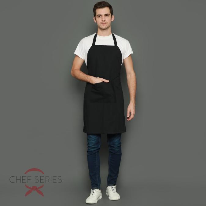 Jual Chef Series Basic Full Panjang Apron (2 Warna) | Shopee Indonesia