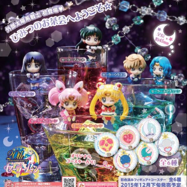 Jual Gashapon Sailor Moon Teacup Decorations 1 Set (6 pcs) Shopee