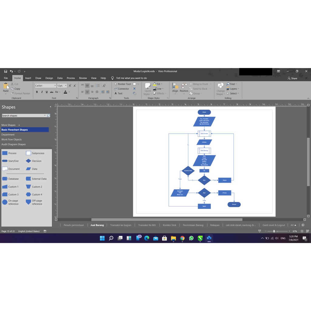 Jual Jasa Pembuatan Diagram Flowchart (Ms. Visio) | Shopee Indonesia