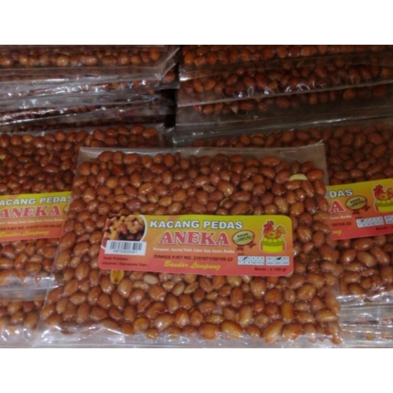 Jual Kacang Pedas Aneka Yen Pasari Khas Lampung Kacang Pedas Manis