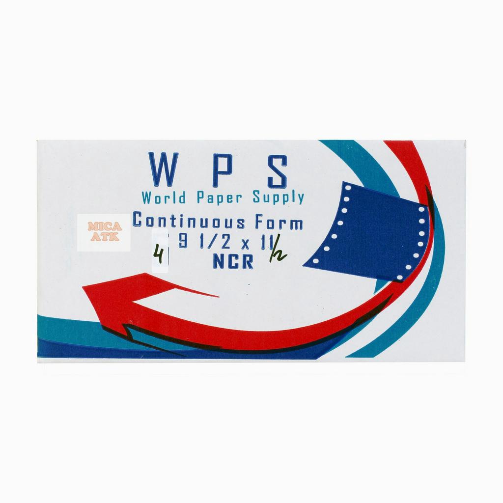 Jual WPS Continous Form 9 1/2 x 11/2 4Ply Kertas Komputer [ K4/2 ...