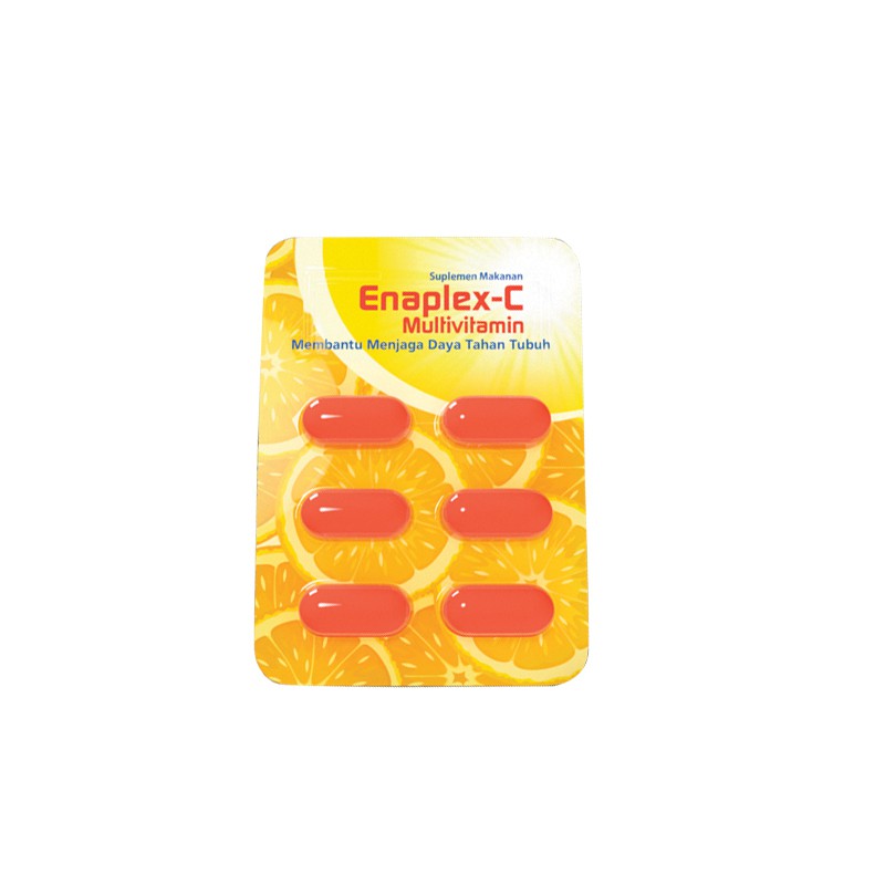 Jual Enaplex C Vitamin C & B Kompleks 1 Strip / Vit C / pureway c /aman ...