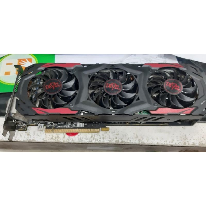 Rx 570 red shops devil 3 fan