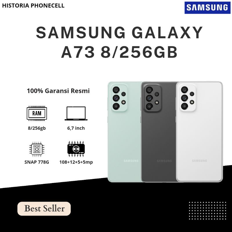 Jual Samsung Galaxy A73 8/256Gb Baru Bergaransi Resmi | Shopee Indonesia
