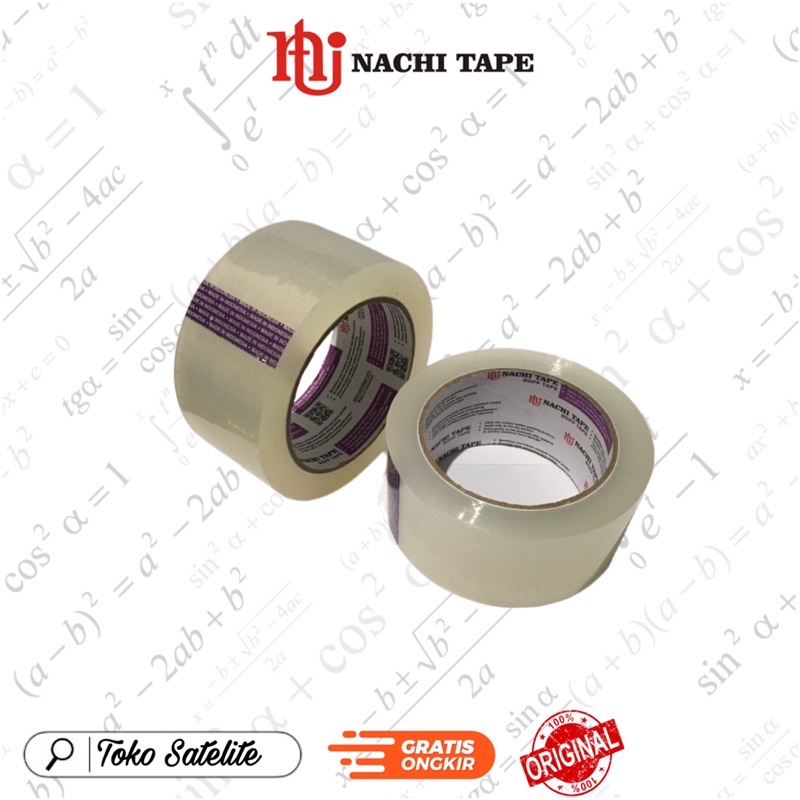 Jual Lakban Bening Nachi 2 Inch 100 Yard | Shopee Indonesia