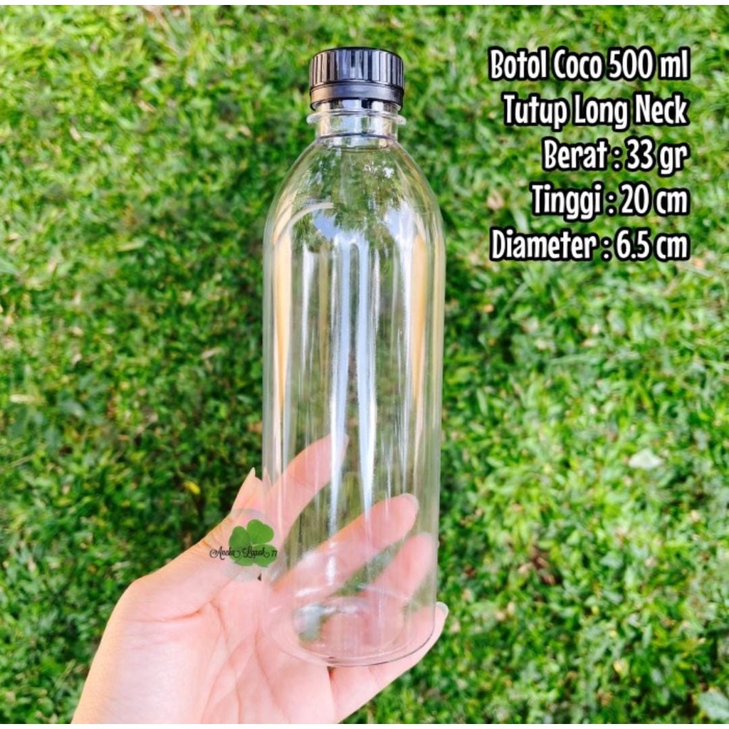 Jual (GOJEK) Botol COCO 500 ml botol premium elegant polos kopi juice ...
