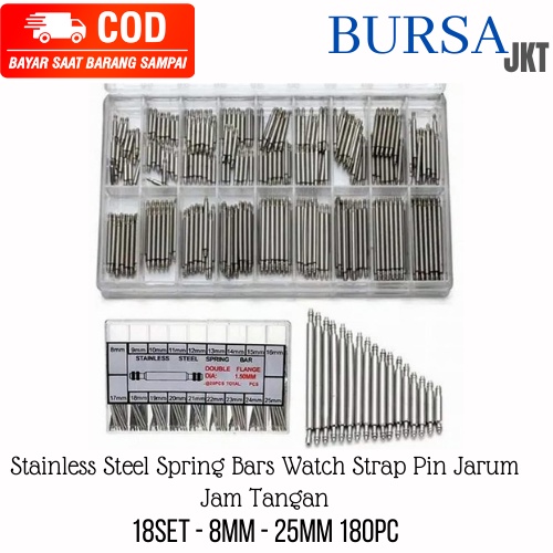 Jual PEN JARUM PENGAIT TALI JAM STRAP RANTAI BERBAGAI UKURAN SET ...