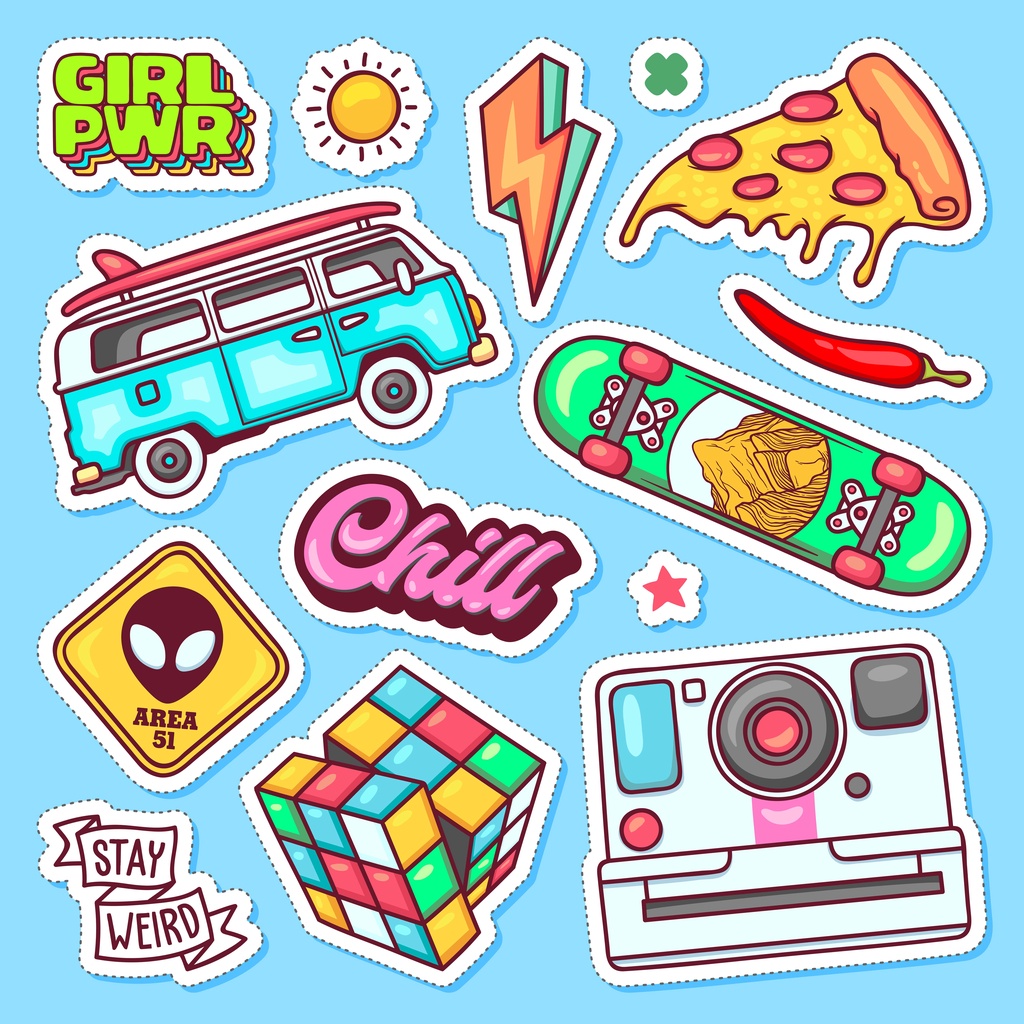 Jual Stiker Aesthetic Stiker Hp Stiker Hp Sticker Laptop Stiker Pack Sticker Vintage 9115