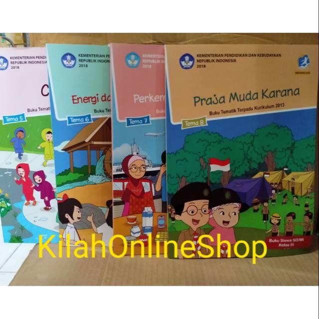 Jual Buku tematik terpadu kurikulum 2013 SD kelas 3 tema5,6,7,8 ...