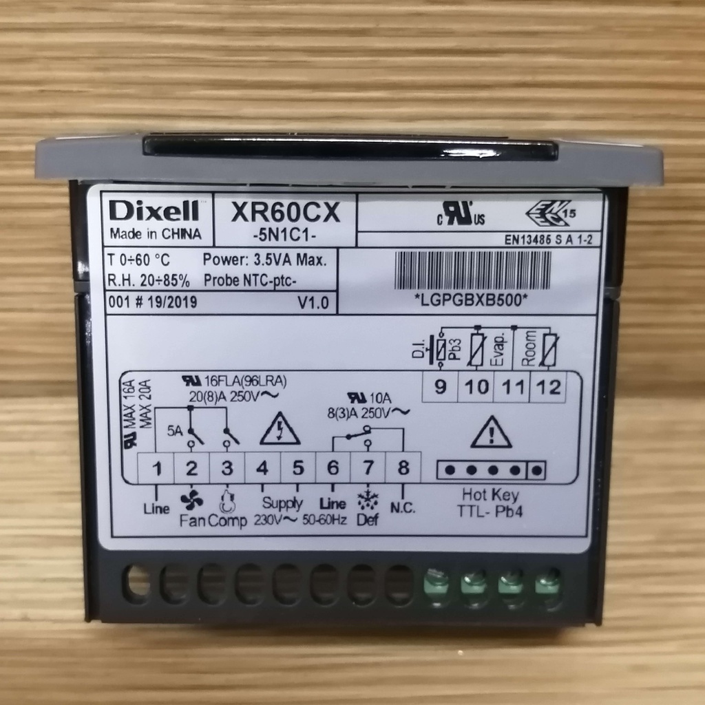 Jual XR60CX 230V + Probe NTC - Digital Thermostat DIXELL -5N1C1 / XR 60 ...