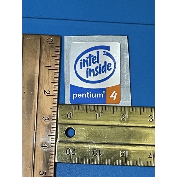 Jual Sticker stiker logo intel Pentium 4 desktop ori | Shopee Indonesia