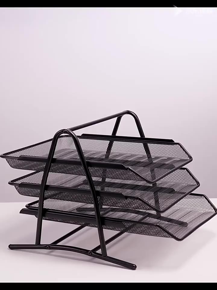 Jual Deli rak dokumen 3 susun rak file rak kertas letter tray file tray ...