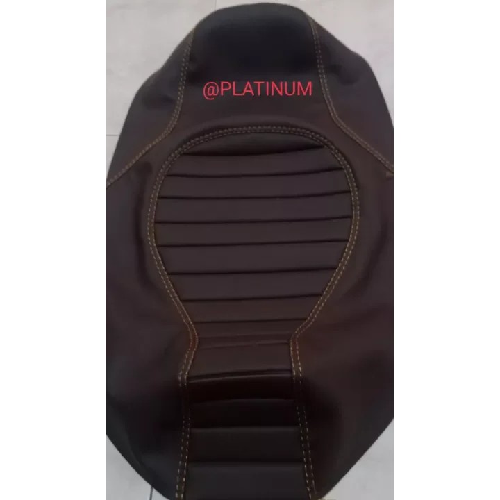 Jual CUSTOM jok motor CAFE RACER scoopy FULL COKLAT | Shopee Indonesia
