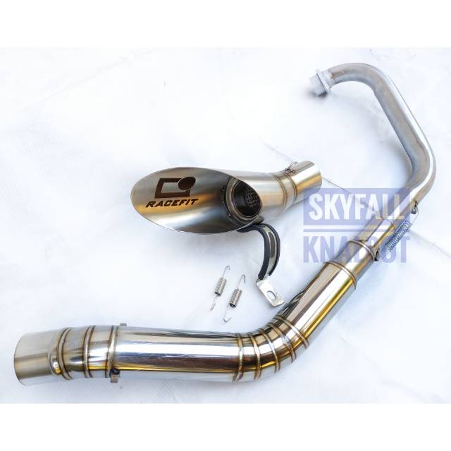 Jual Knalpot Racing RACEFIT VIXION R15 CBR FU SONIC MX CB150 GSX ...