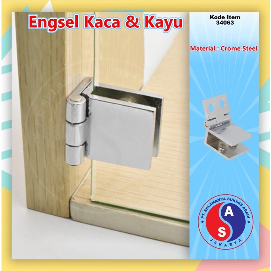 Jual Engsel Jepit Kaca Ke Kayu Engsel Pintu Kaca Lemari Etalase Winston Shopee Indonesia