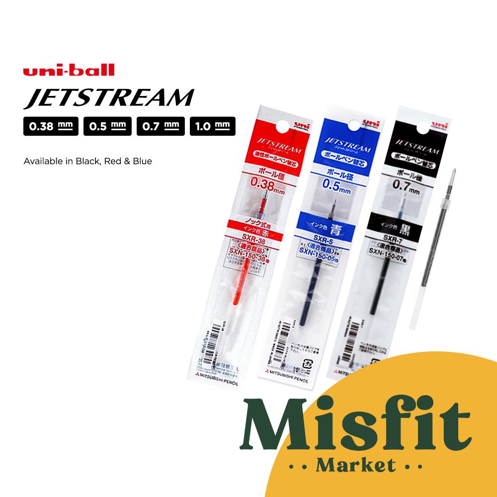 Uni-ball SXR-7B – Ricarica Per Penna Gel JETSTREAM (SXN-217) – Colore Blu, Tratto 0,35mm - 3