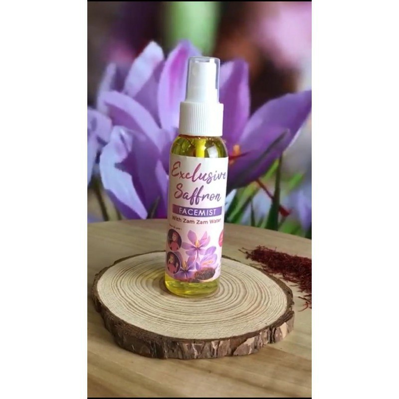 Jual SAFFRON WITH ZAM ZAM WATER FACE MIST 100ml Shopee Indonesia
