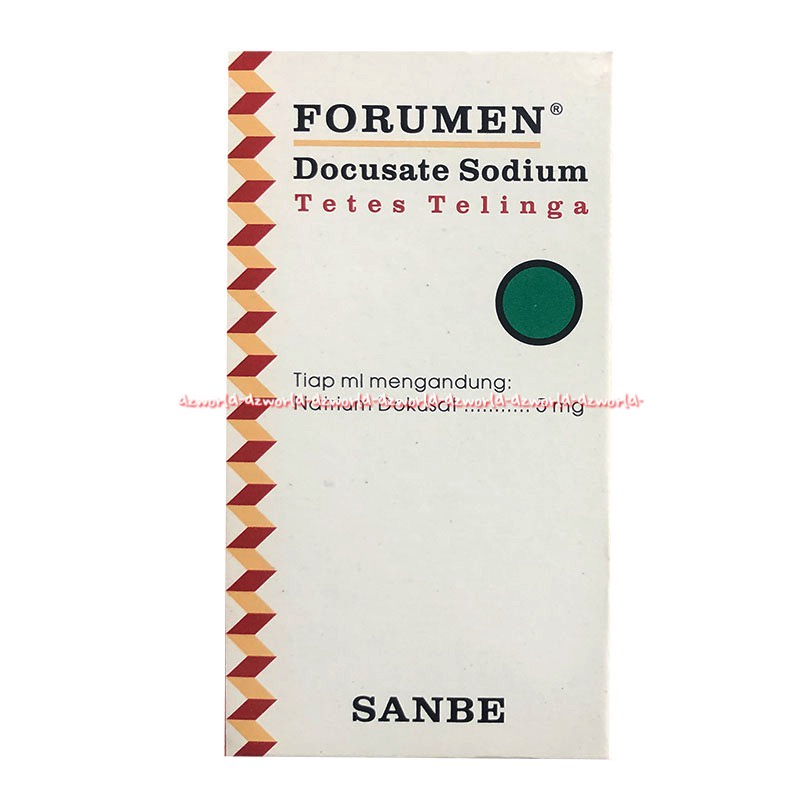 Jual Forumen Docusate Sodium Ear Drops 10ml Obat Tetes Telinga Untuk