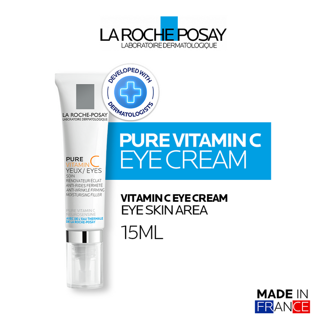 Jual La Roche Posay Pure Vitamin C Yeux Eye Cream 15ml Shopee Indonesia
