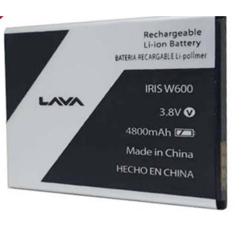 Jual Baterai Lava Iris W600 Battry Lib 101 Original Shopee Indonesia