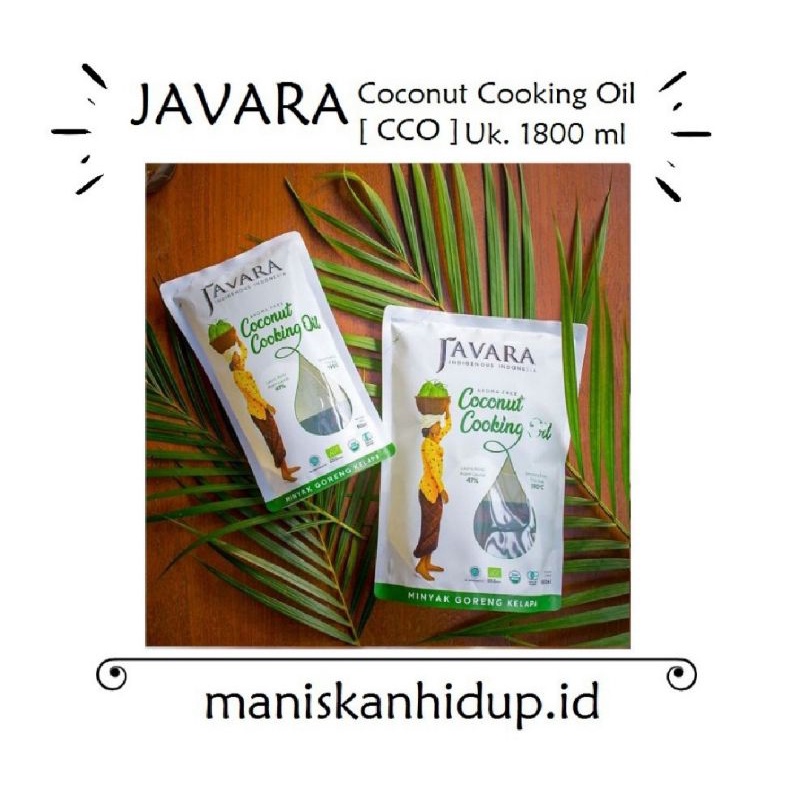 Jual [ 1800 ] Minyak Goreng Kelapa JAVARA [ CCO] Coconut Cooking Oil ...