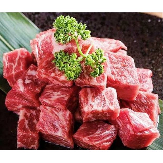 Jual Saikoro Wagyu Cubes Bandung Sapi Daging 500 gr Steak Kotak ...