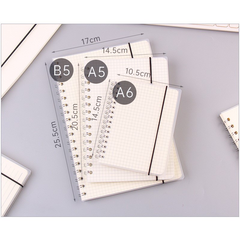 Jual Notebook Ring Spiral A6 & A5 Transparant Cover Shopee Indonesia