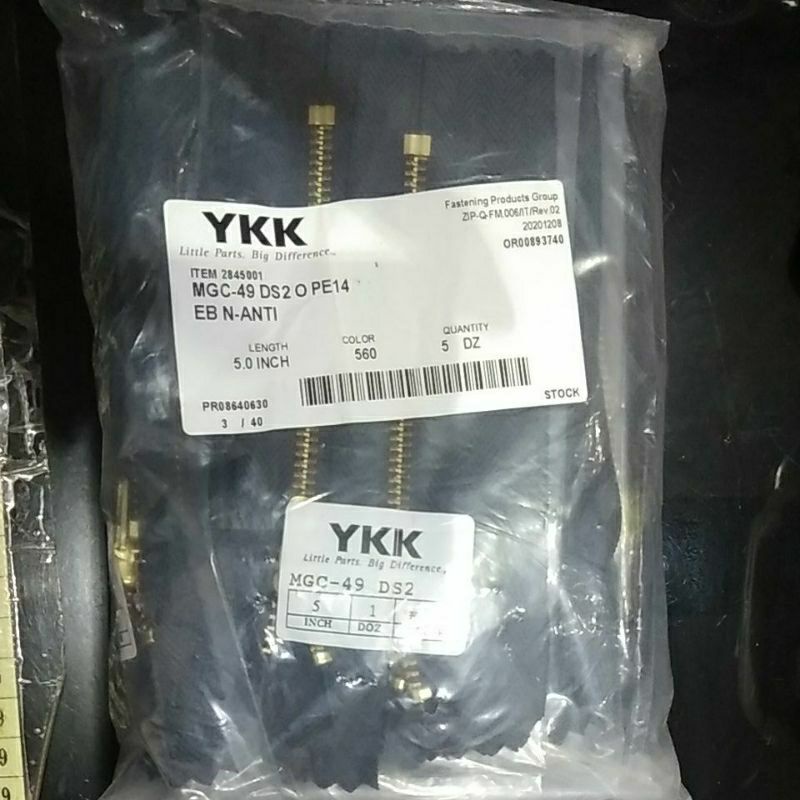 Jual Resleting Levis YKK dan YEE/zipper jeans YKK dan YEE/ resleting