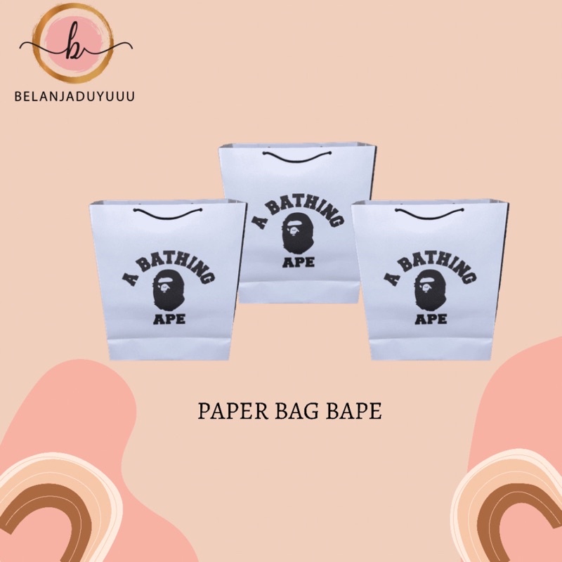 Paper Bag A Bathing Ape BAPE Termurah Ready Stock Jakarta