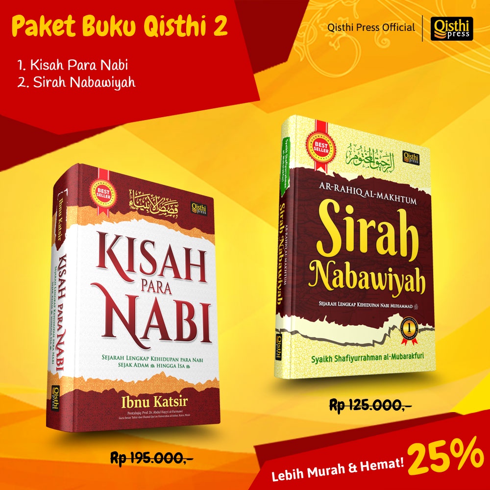 Jual Paket Buku Qisthi 2 - Kisah Para Nabi & Sirah Nabawiyah (Ar-Rahiq ...