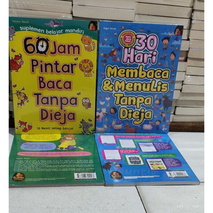 Jual Paket Hamat 2 Buku 60 Jam Pintar Baca Tanpa Dieja & 30 Hari ...
