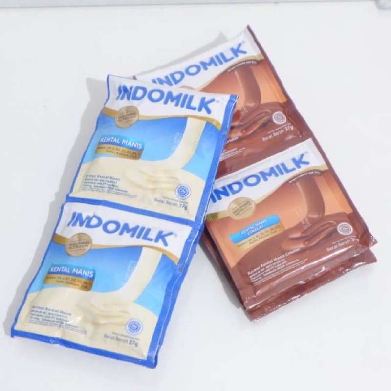 Jual INDOMILK SUSU KENTAL MANIS SACHET isi 6 Shopee Indonesia