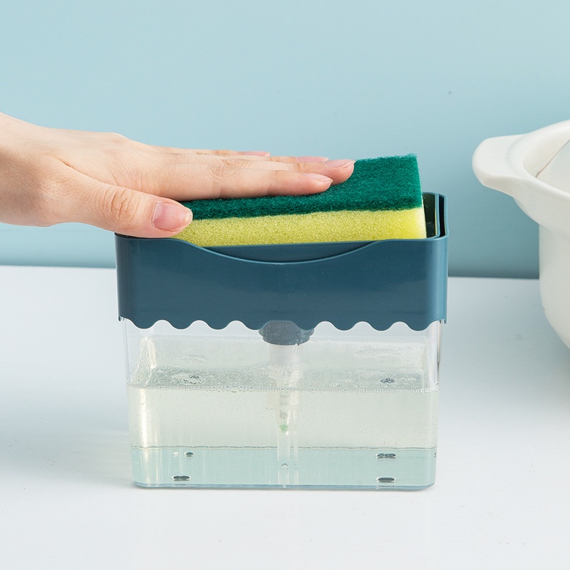 Jual ZEN - Dispenser Sabun sponge praktis tempat sabun cuci piring ...