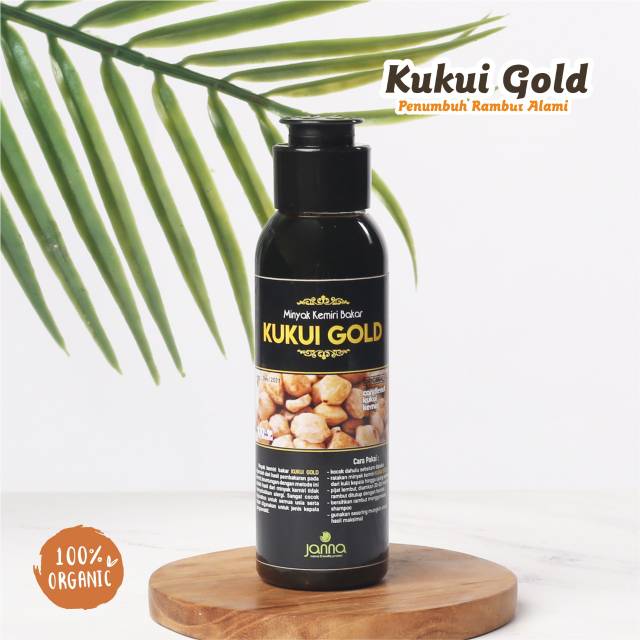 Jual Minyak Kemiri Bakar Asli Kukui Gold JANNA Penyubur Rambut Dan Anti ...