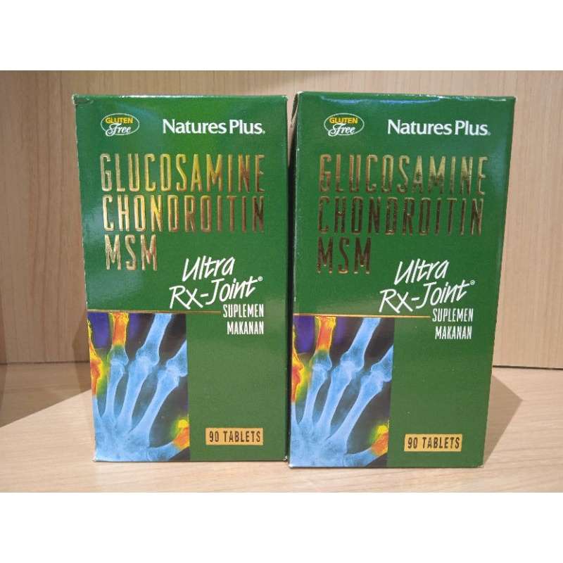 Jual Nature's plus ultra Rxjoint glucosamine chondroitin MSM 90's