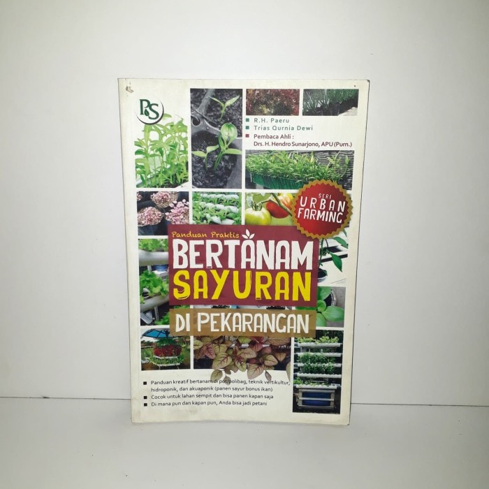 Jual Buku Pertanian - Panduan Praktis Bertanam Sayuran Di Pekarangan ...