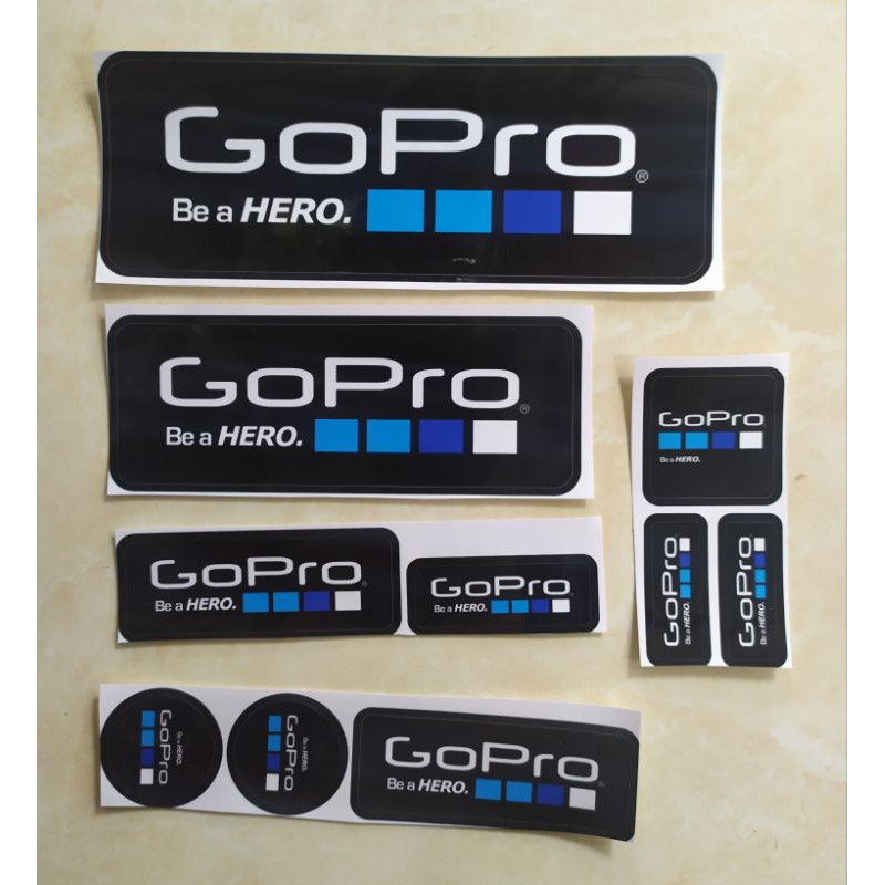 Jual Sticker Kit Stiker Set GoPro | Shopee Indonesia