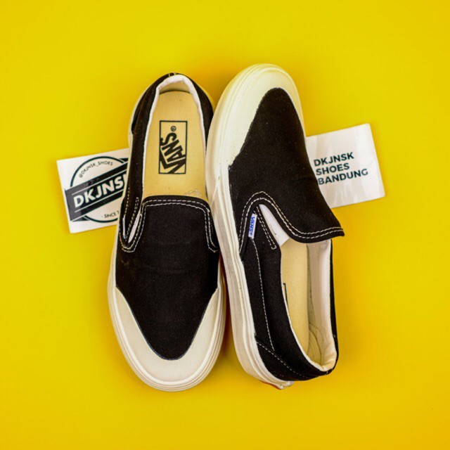 CISHOES Billy s x Vans Slip On Half Moon Black White