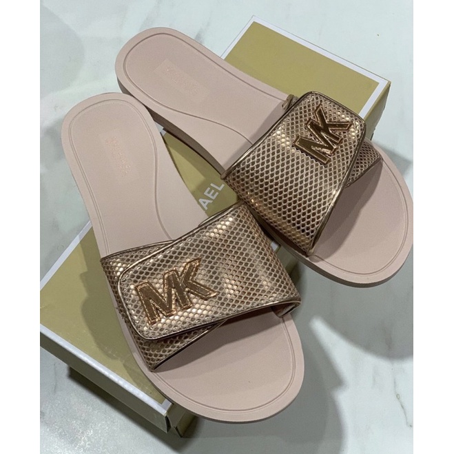 Jual Michael Kors sandal original with box sendal mk ori Shopee