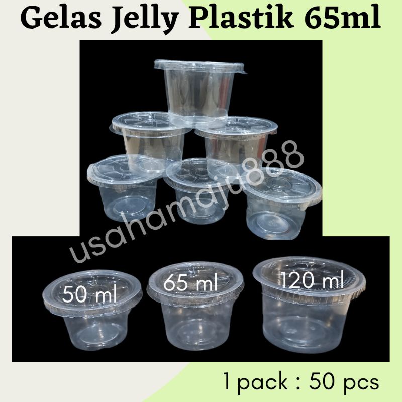 Jual Gelas Plastik Bening 65ml Cup Pudding Icecream Agar Transparan 50pcs Shopee Indonesia 5423