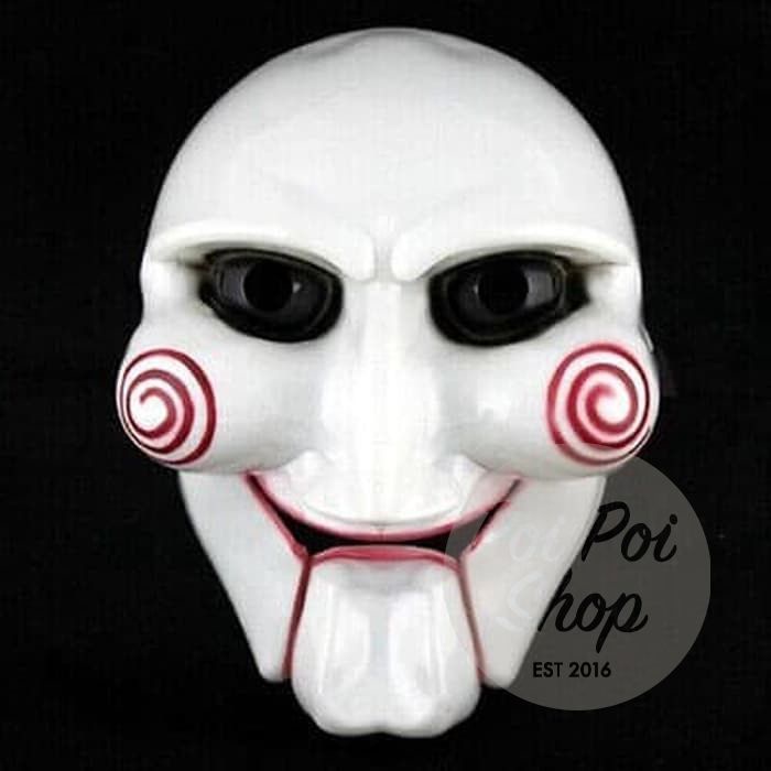 Jual Topeng Jigsaw Saw Serial Killer Chainsaw Halloween Cosplay SAW