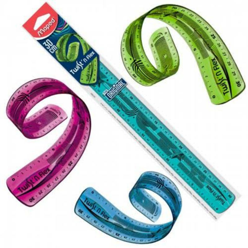 Jual MAPED TWIST N FLEX ORIGINAL FLEXIBLE RULER PENGGARIS LENTUR ...